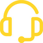 Yellow headphone in essex